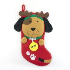 Calcetín Navidad Perrito sin personalizar