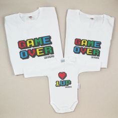 Babidu Body Basic Funny I Love Mommy with Pink Star