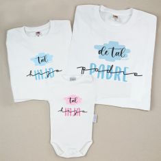 Pack 3 Prendas De tal padre...Tal hijo/a...Tal hijo/a