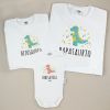 Pack 3 Prendas Papasaurio... Hijosaurio/a o Bebesaurio