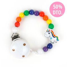 Cadenita de Madera Unicornio Multicolor (LIQUIDACIÓN 50%)