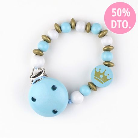 Cadenita de Madera Corona Azul (LIQUIDACIÓN 50%)