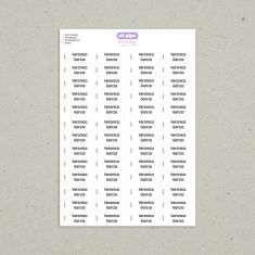 46 Personalized blue Pirate object Labels