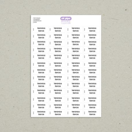 46 Personalized blue Pirate object Labels