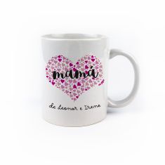 Heart Pink +9M Personalized Cup