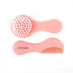 Set Cepillo y peine rosa Personalizados 