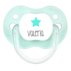 Mint Star Baby deco Personalized Pacifier