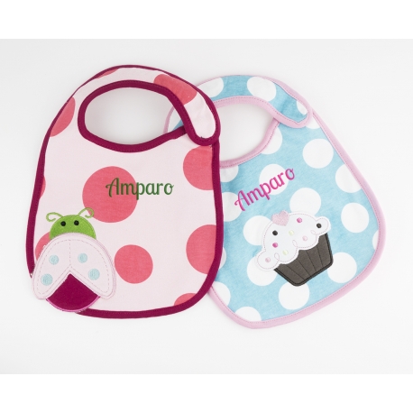 Babero Silly Billyz Rosa +3Meses