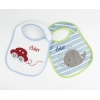 2 Baberos Personalizados Coche-Ballena +3M