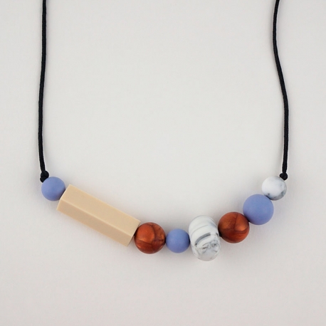 Collar Mordedor y de Lactancia basic azul