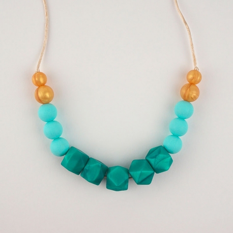 Collar Mordedor y de Lactancia basic azul