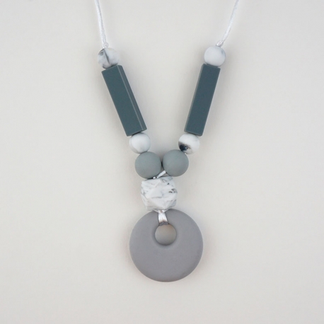 Collar Mordedor y de Lactancia basic azul