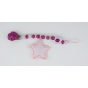 Wood chain Star Shades of Pink not Personalized