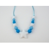 Teething Necklace of Lactation Basic Blue
