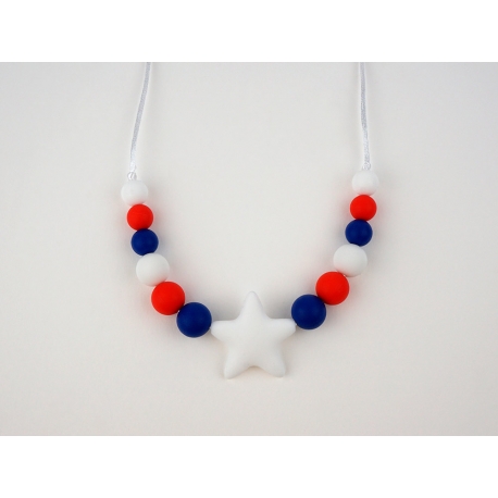 Teething Necklace of Lactation Basic Star Marine