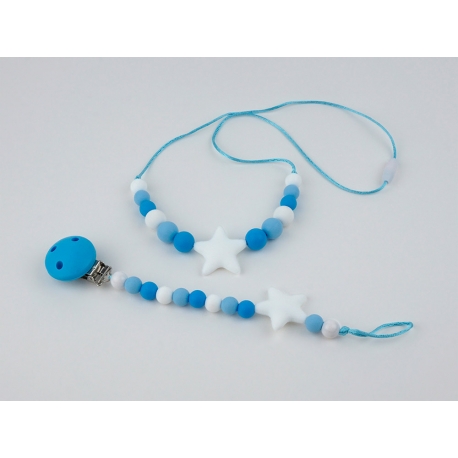 Pack Lactantion Basic Blue (Necklace + Silicone Chain) 