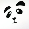Sticker pared Panda
