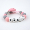 Silicone Chain Personalized Pink
