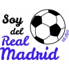 Camiseta Divertida Bebé Soy del Real Madrid