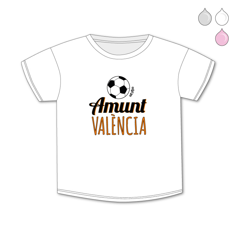 Camiseta Sudadera Bebé y Niño/a Amunt València - mi pipo