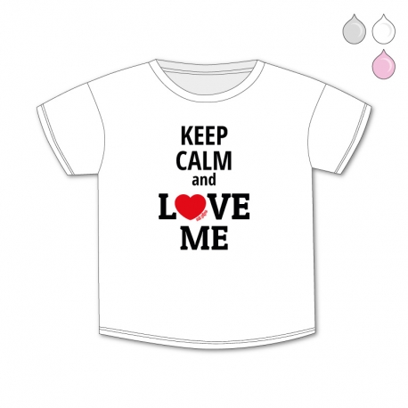 Camiseta Personalizada Bebé Keep calm and love me