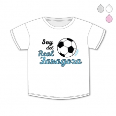 Camiseta Divertida Bebé Soy del Real Zaragoza