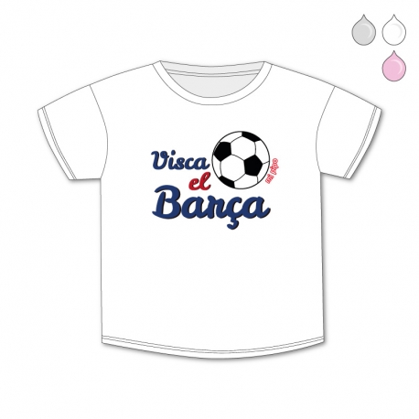 Camiseta Divertida Bebé Visca el Barça