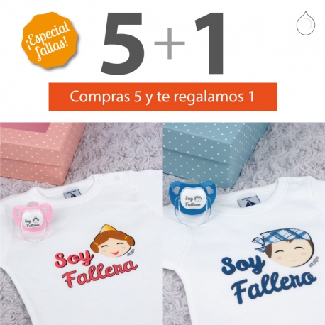 PROMO Cajita Body+baby especial Fallas, compra 5 y te regalamos 1