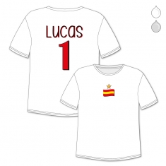 Camiseta Personalizada Papá Nombre + Número España