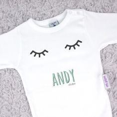 Babidu Body Basic Funny I Love Mommy with Pink Star