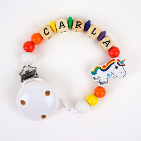 Wood chain Natural Teddy Bears Personalized