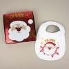 Baby Christmas Customizable Pacifier Name + Santa Claus's hat White 