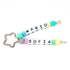 Keychain Double Multicolor Personalized 