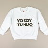 Camiseta o Sudadera Bebé y Niño/a Yo soy tu Hijo Negro